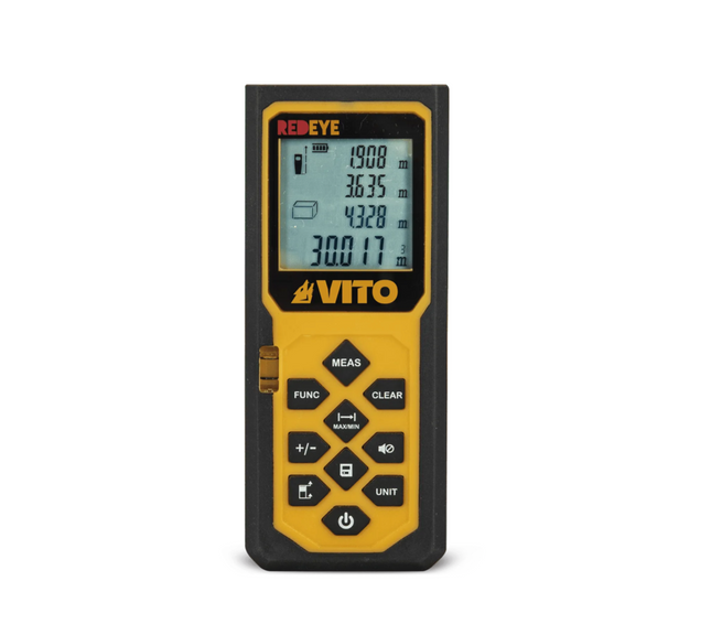 Medidor Láser 60 m para Distancias, Áreas y Volúmenes