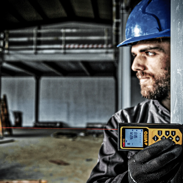 Medidor Láser 60 m para Distancias, Áreas y Volúmenes