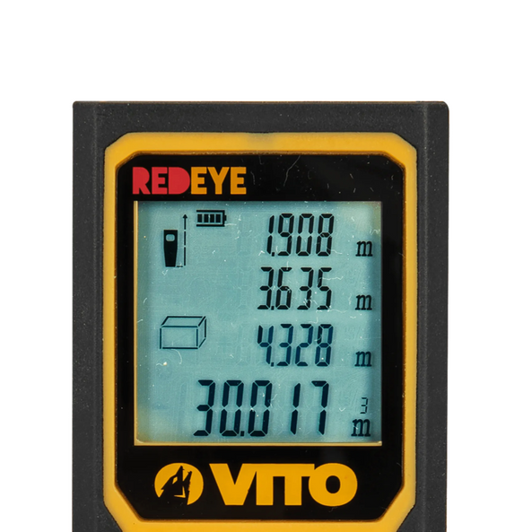 Medidor Láser 60 m para Distancias, Áreas y Volúmenes