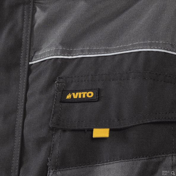 Mono de Trabajo Comfort Plus Gris – 9 Bolsillos, Rodillas y Codos Reforzados, Triple Costura