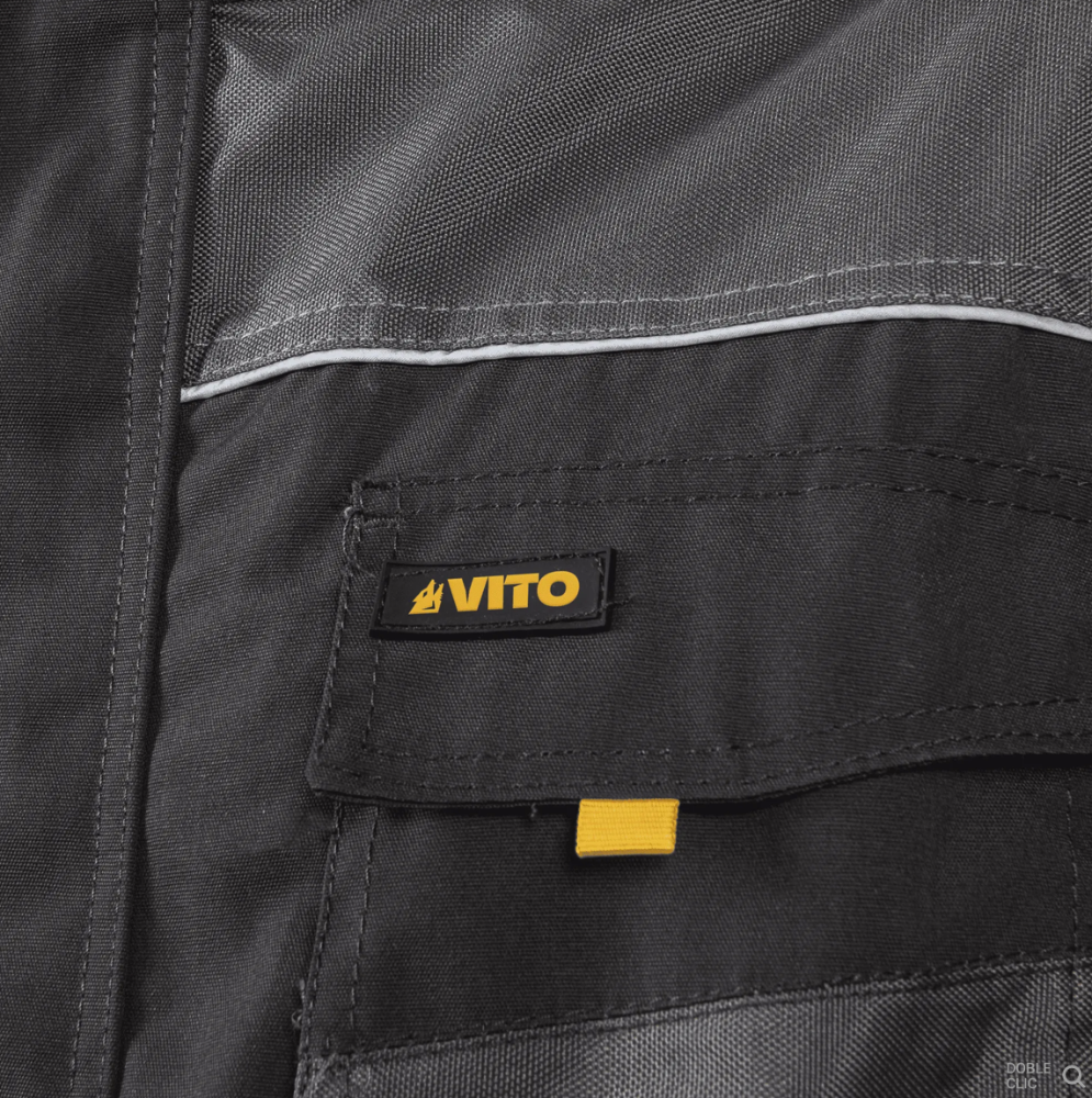 Mono de Trabajo Comfort Plus Gris – 9 Bolsillos, Rodillas y Codos Reforzados, Triple Costura