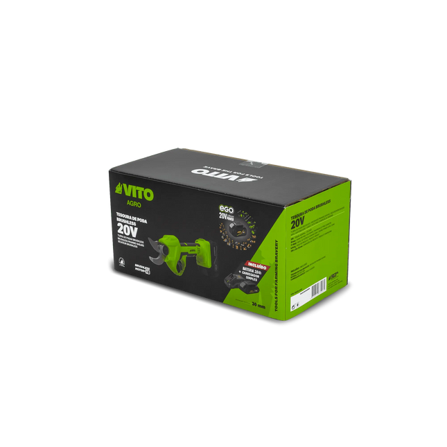 TIJERA DE PODAR BRUSHLESS 20V LI + BATERIA + CARGADOR