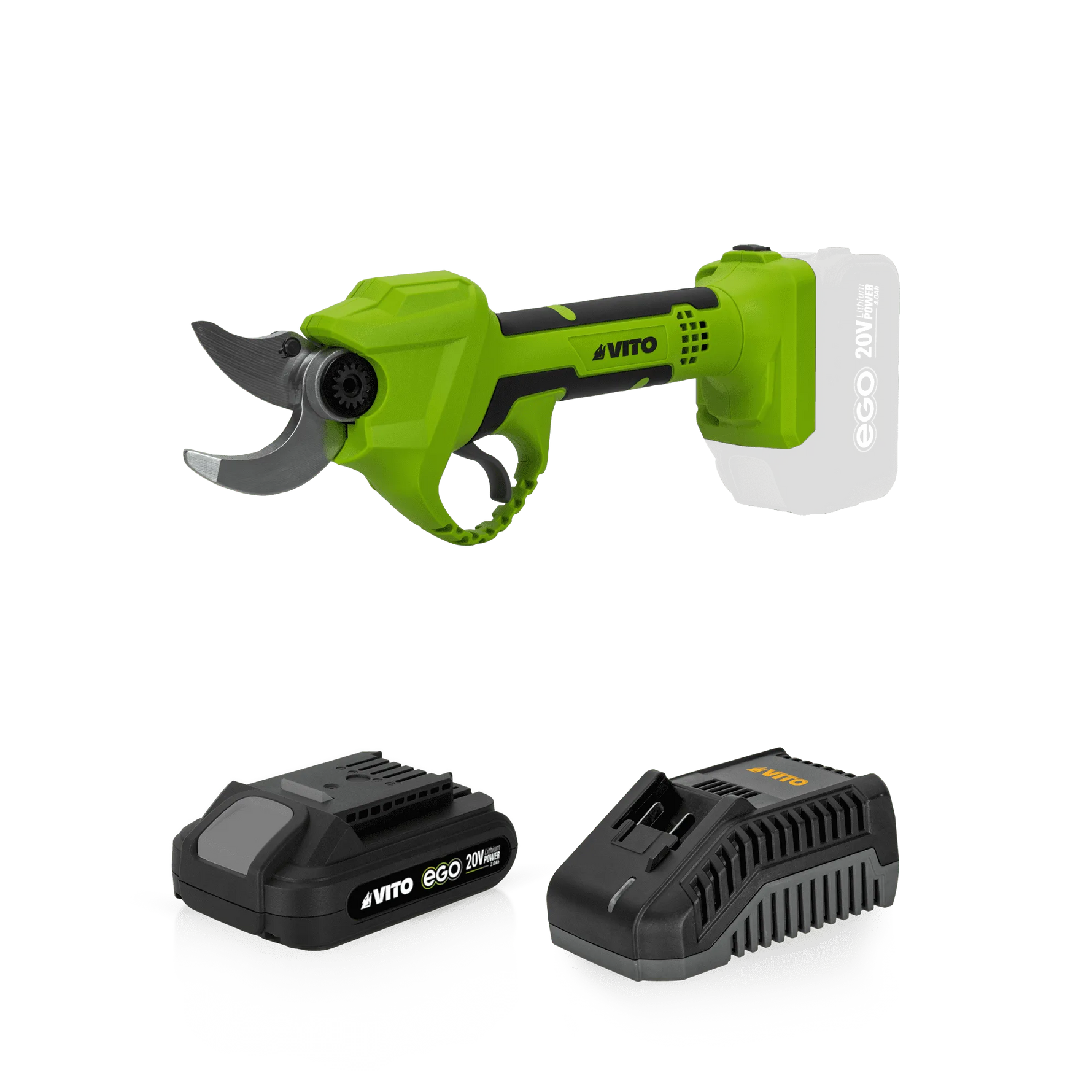 TIJERA DE PODAR BRUSHLESS 20V LI + BATERIA + CARGADOR