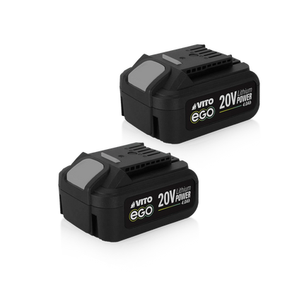 Desbrozadora Sin Cable 40V Brushless con Doble Batería 4Ah, Cargador, Disco y Cabezal