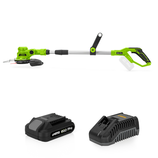Cortabordes VITO 20V a Batería con Cargador y Batería de Litio 2Ah