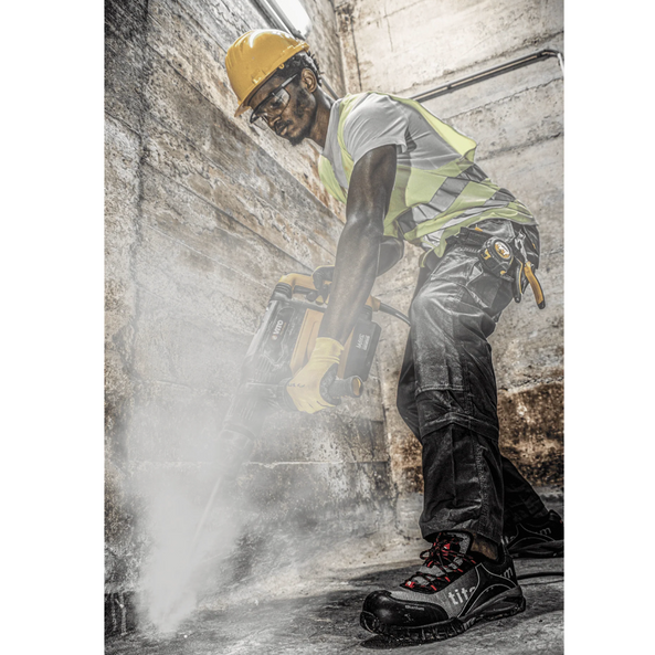 Pantalones de Trabajo Comfort Plus Gris – Con Rodilleras, Bolsillos Multifuncionales y Cintura Elástica