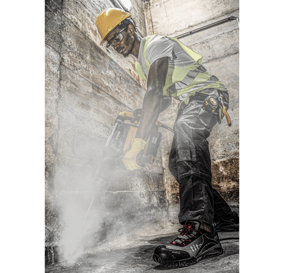 Pantalones de Trabajo Comfort Plus Gris – Con Rodilleras, Bolsillos Multifuncionales y Cintura Elástica