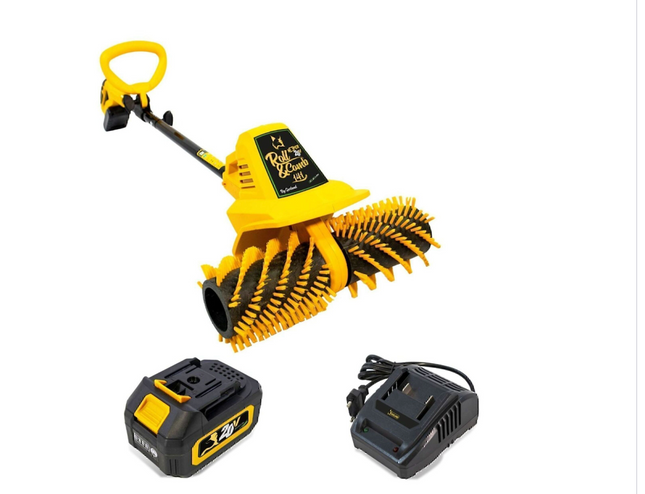 Peinadora y Barredora para Césped Artificial Garland  + Batería 2Ah y Cargador