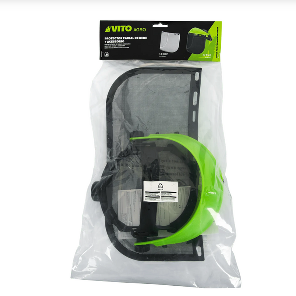 Protector Facial de Malla con Accesorio