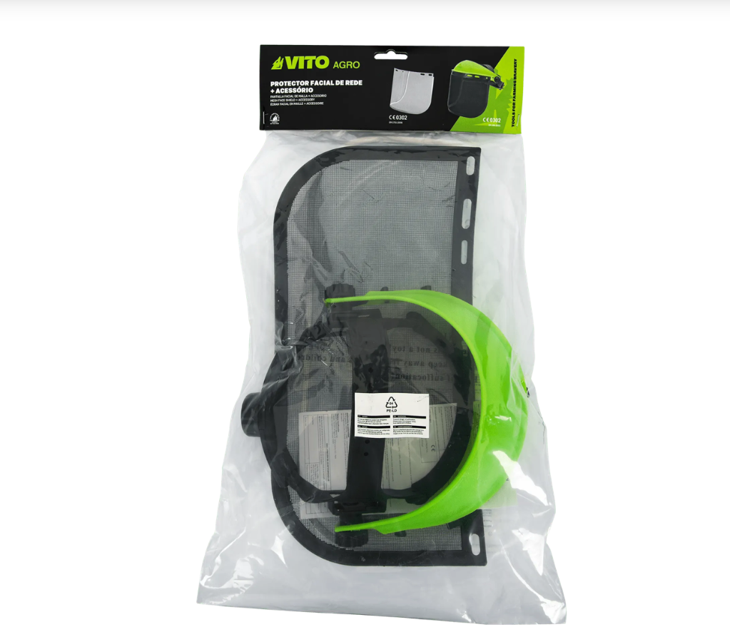 Protector Facial de Malla con Accesorio