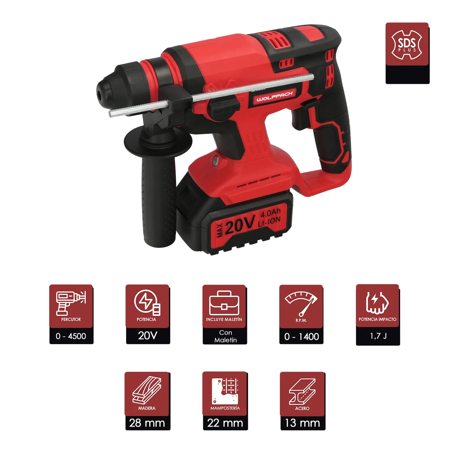 Martillo SDS  | Wolfpack