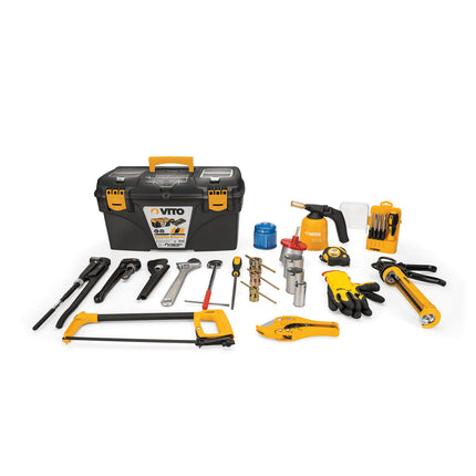 Caja de Herramientas para Fontanero – 17 Piezas Profesionales para Fontanería