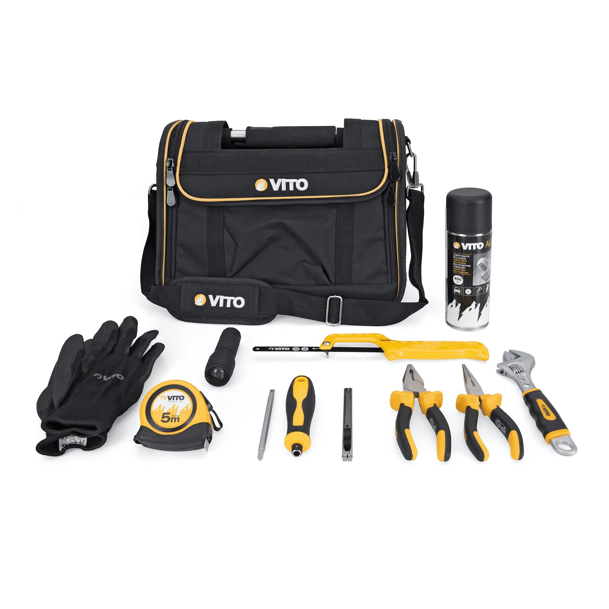 Bolsa de Herramientas en Nylon para Bricolaje – 11 Piezas Esenciales