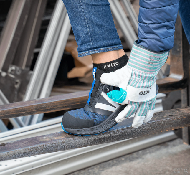 Zapato de Seguridad E1415 S1P WRU con Cierre ATOP – Tejido Reciclado Tex Pet