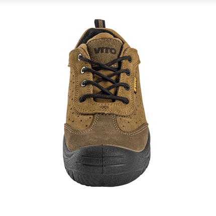 Zapato de Seguridad OXIS S1P de Gamuza con Puntera Composite