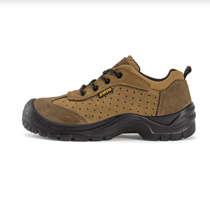 Zapato de Seguridad OXIS S1P de Gamuza con Puntera Composite