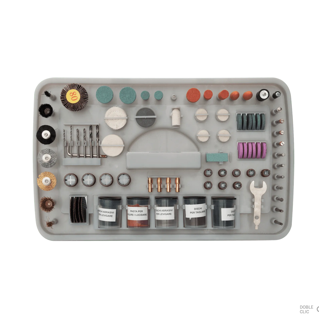 Multiherramienta Rotativa 135W con 218 Accesorios