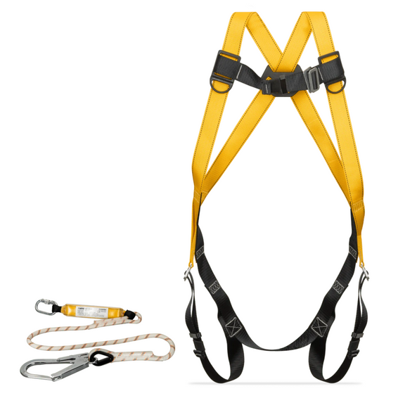 Kit Arnés Integral con Absorbedor de Energía – EN355 / EN361 | Trabajo en Altura