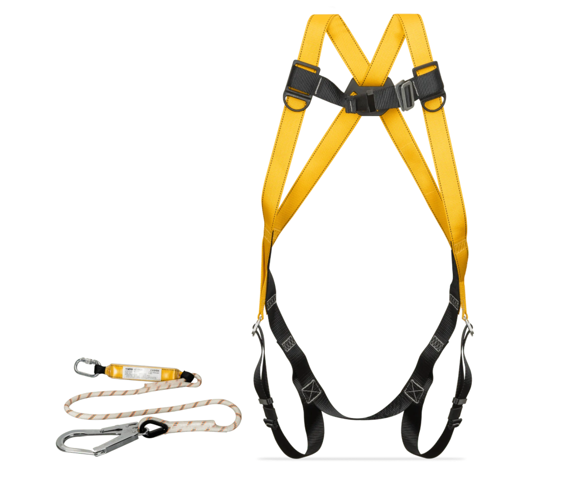 Kit Arnés Integral con Absorbedor de Energía – EN355 / EN361 | Trabajo en Altura