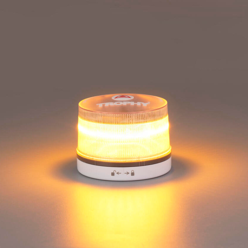 Kit 2 Balizas V16 Homologadas DGT con Geolocalización | LED Amarillo Auto IP5