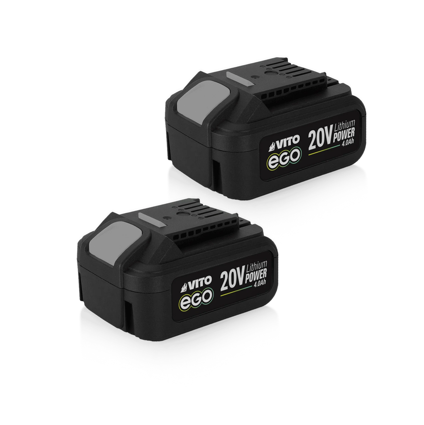 Soplador de hojas 40V con 2 baterías 4Ah y cargador doble – 1ligero y portátil