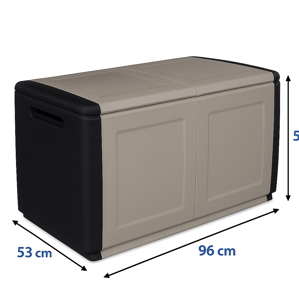 Baúl de Resina para Exterior e Interior