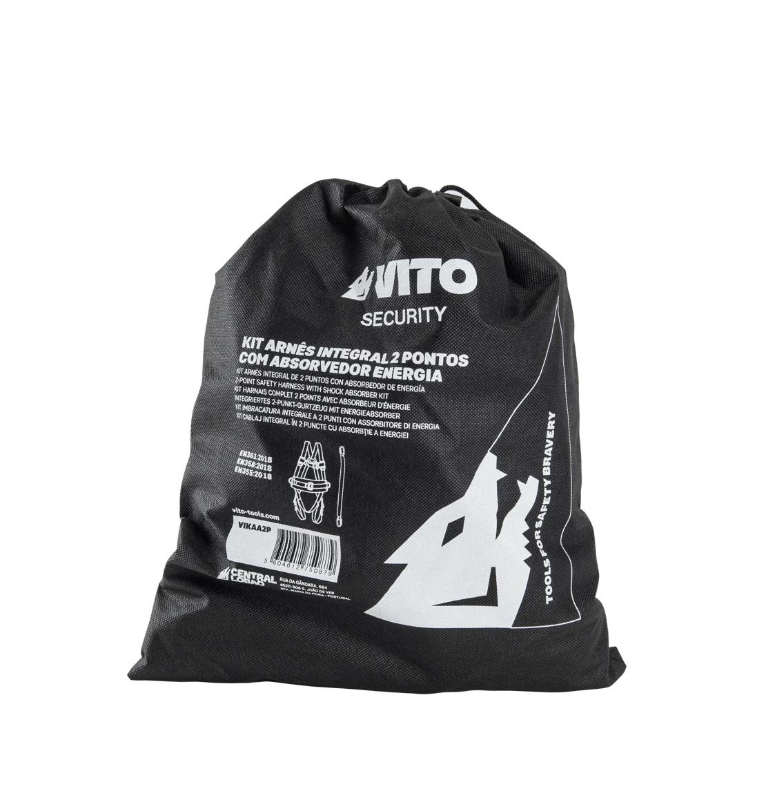 Kit Arnés Integral 2 Puntos con Absorbedor de Energía – EN361 / EN358 | Trabajo en Altura