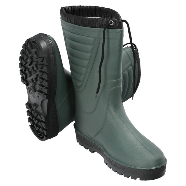 Botas de Goma Altas Verdes de Invierno 80 – Impermeables y Antideslizantes para Trabajo
