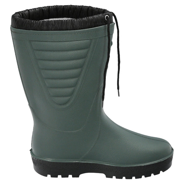 Botas de Goma Altas Verdes de Invierno 80 – Impermeables y Antideslizantes para Trabajo