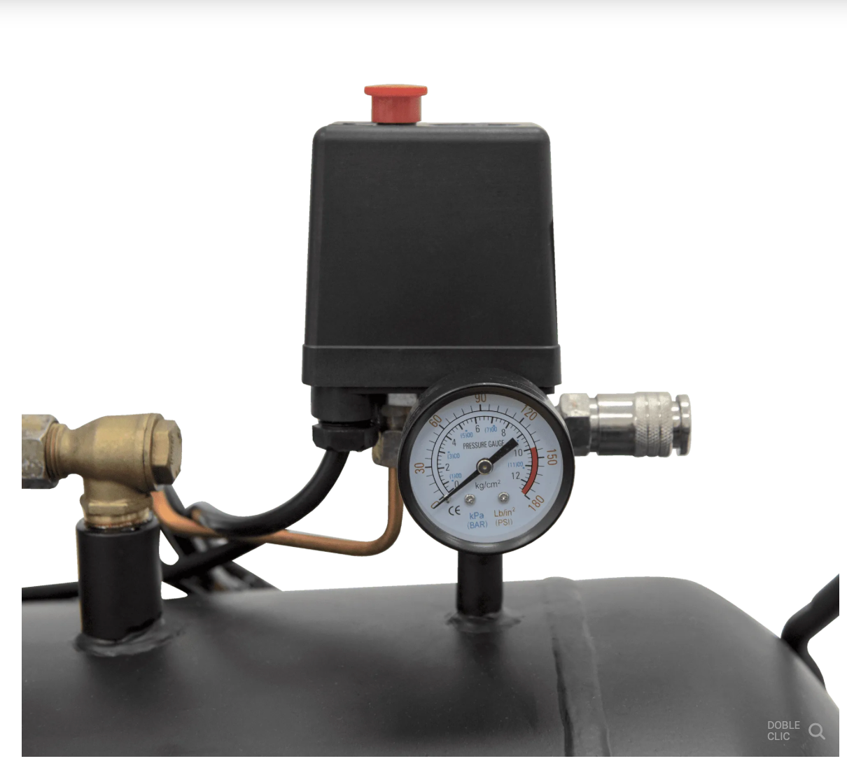 Compresor de Aire Trifásico con Correa 300 L, 5,5 CV, 10 bar, 500 L/min, Motor 4 kW, Depósito 290 L, Bajo Ruido 83 dB, Protección Térmica, Visor de Aceite, Transmisión 830 rpm – VITO Tools