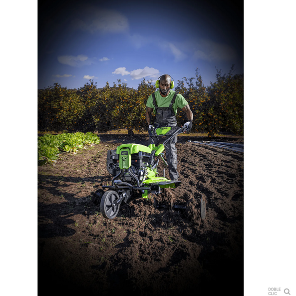 Motoazada de Gasolina 7 CV y 212 cc con Transmisión Directa y 120 cm de Trabajo