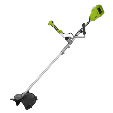 Desbrozadora Sin Cable 40V Brushless con Doble Batería 4Ah, Cargador, Disco y Cabezal