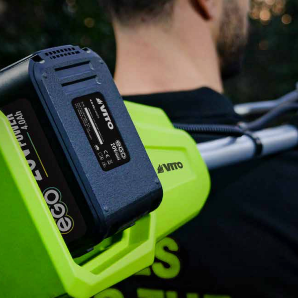 Desbrozadora Sin Cable 40V Brushless con Doble Batería 4Ah, Cargador, Disco y Cabezal