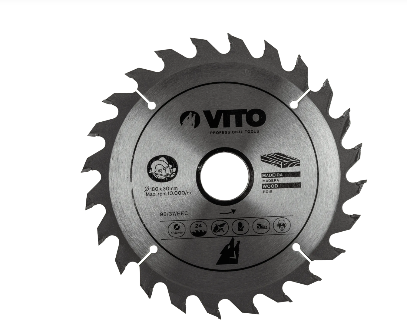 Disco de Corte de Madera 180x35mm para Sierra Circular