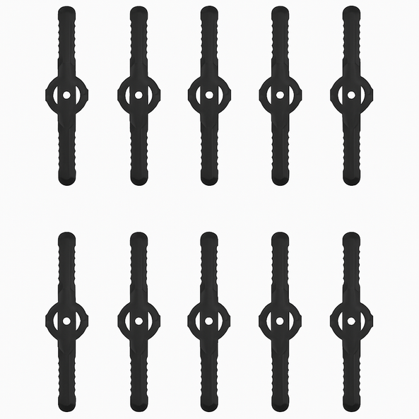 Kit 12 Cuchillas de Nylon para Desbrozadora a Batería - Compatibles, Resistentes y Fáciles de Instalar
