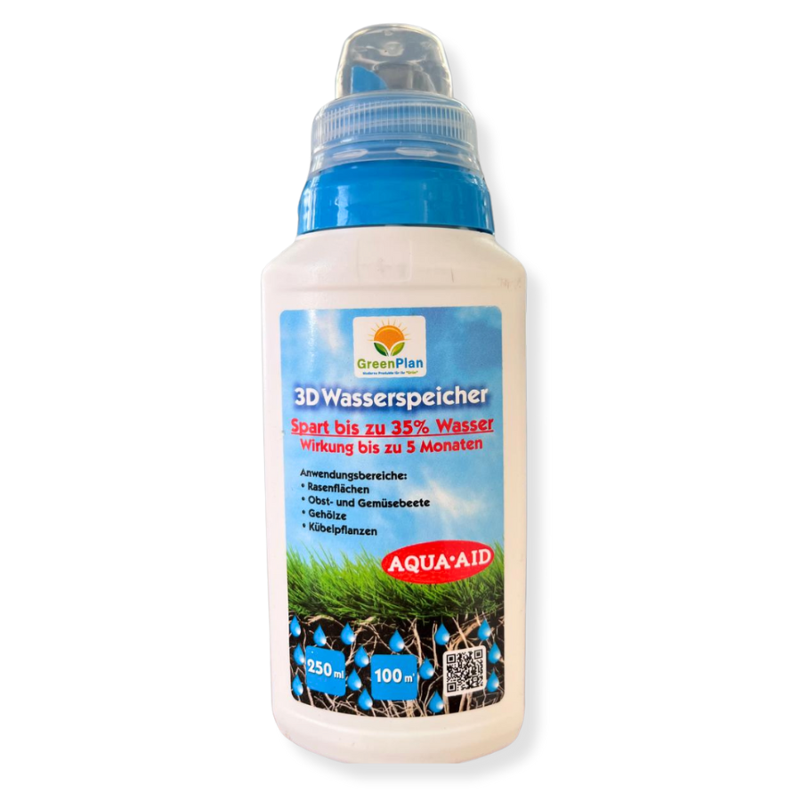 Retenedor de agua con tecnología alemana 250 ml | GreenPlan 3D Wasserspeicher