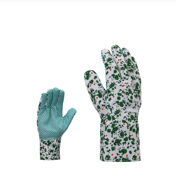 Guante de Jardín Antideslizante de Algodón con PVC