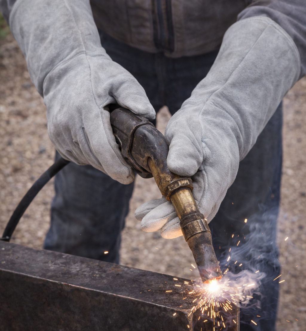 Guante de Soldador 40 cm Resistente al Calor
