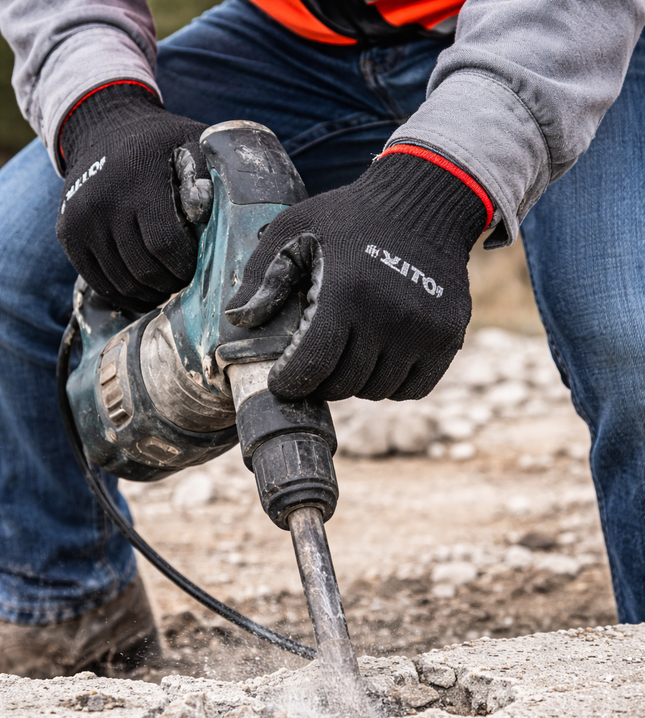 Guantes Antivibración de Látex para Herramientas Eléctricas