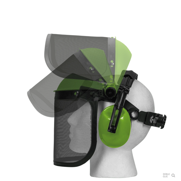 Kit Protector Facial y Auditivo EPI EN 1731 y EN 352-1