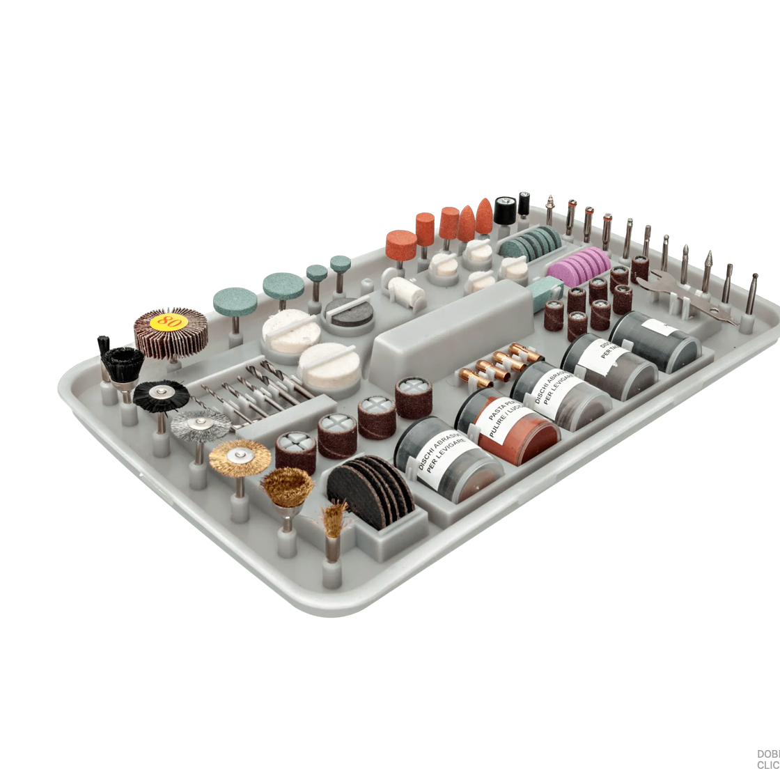 Multiherramienta Rotativa 135W con 218 Accesorios