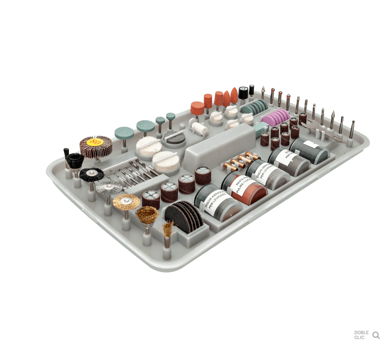 Multiherramienta Rotativa 135W con 218 Accesorios