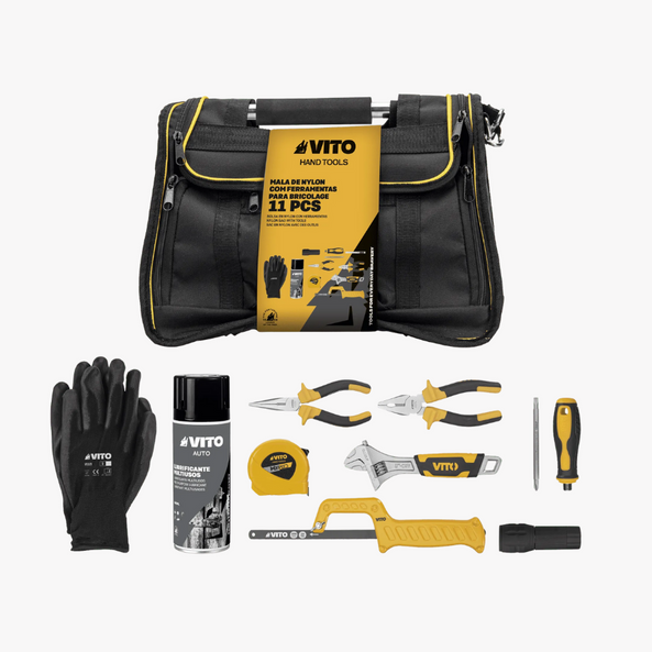 Bolsa de Herramientas en Nylon para Bricolaje – 11 Piezas Esenciales