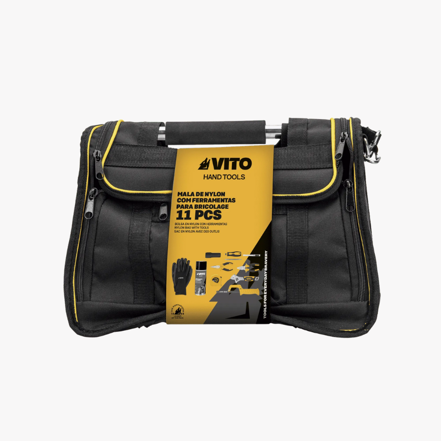 Bolsa de Herramientas en Nylon para Bricolaje – 11 Piezas Esenciales