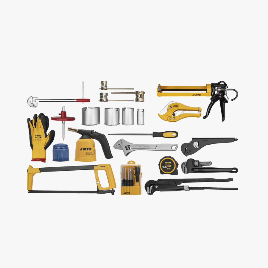 Caja de Herramientas para Fontanero – 17 Piezas Profesionales para Fontanería