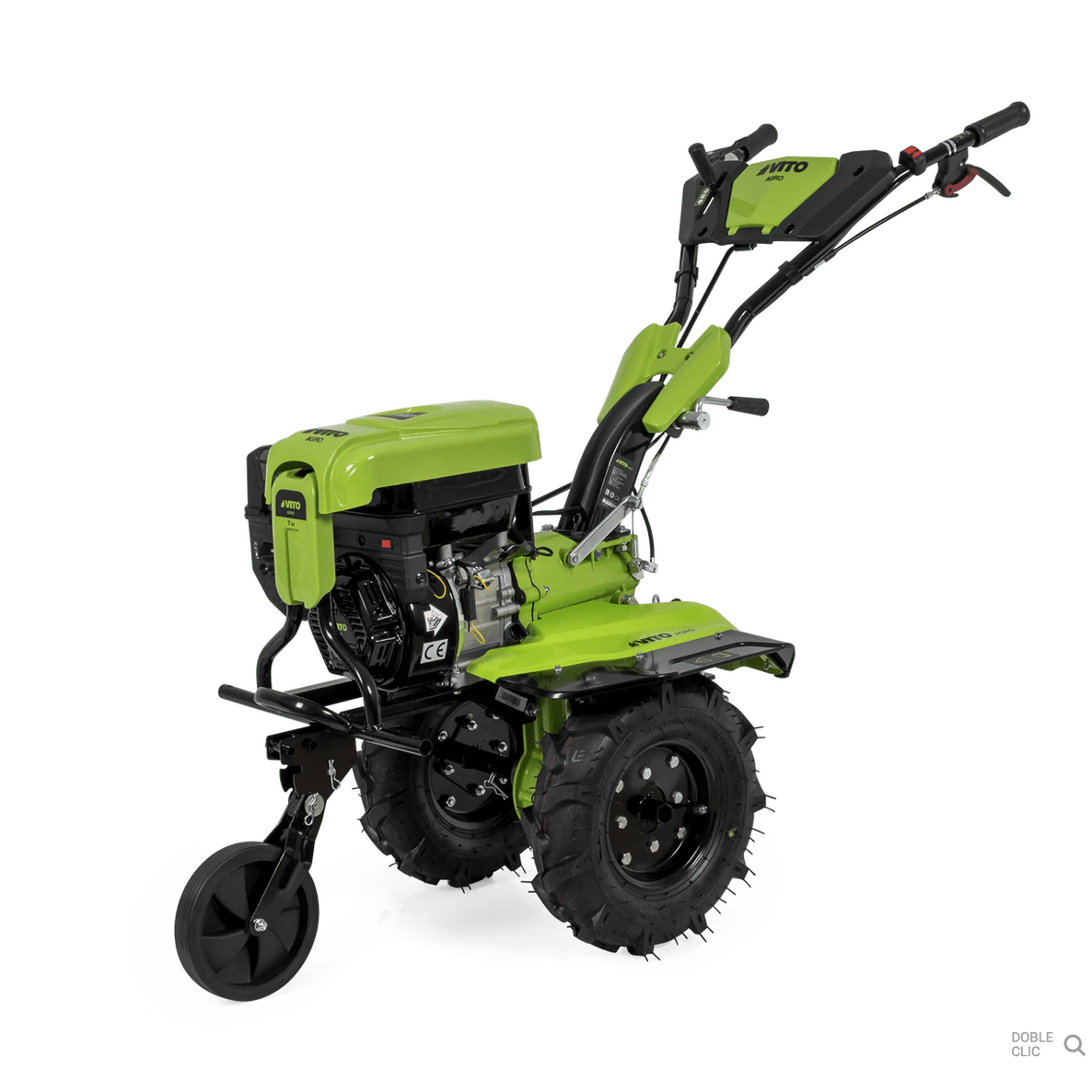 Motoazada de Gasolina 7 CV y 212 cc con Transmisión Directa y 120 cm de Trabajo