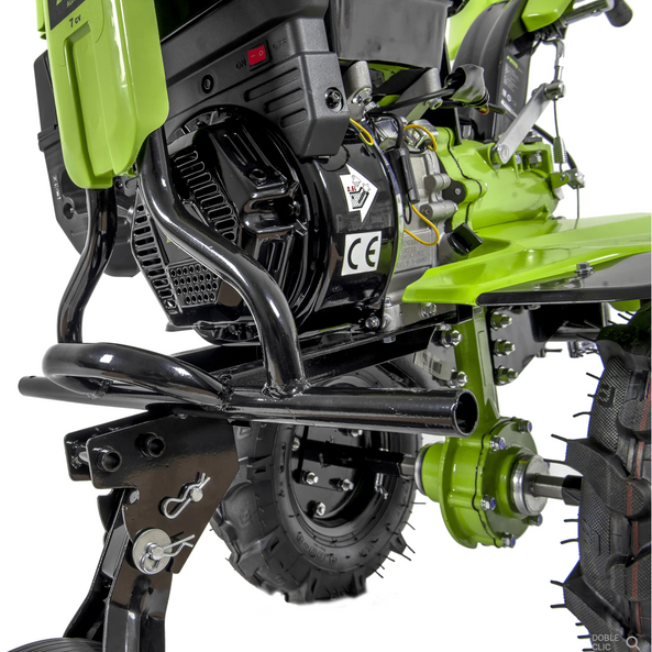 Motoazada de Gasolina 7 CV y 212 cc con Transmisión Directa y 120 cm de Trabajo