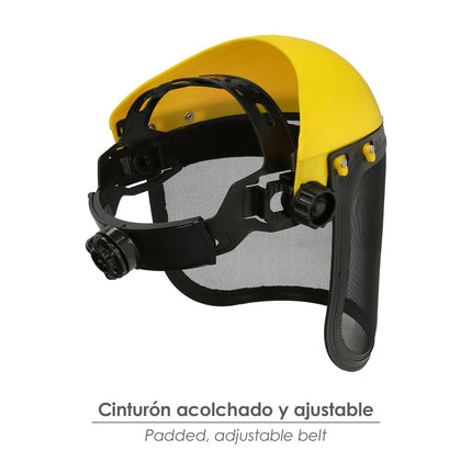 Arnés acolchado y ajustable del protector facial Wolfpack