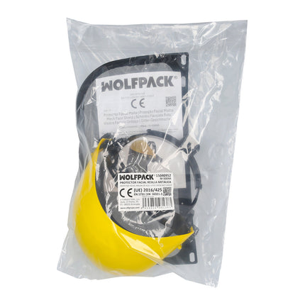 Protector facial Wolfpack en embalaje original
