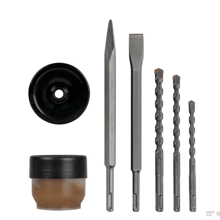 Martillo Perforador Demoledor 1500W  – Herramienta Profesional para Hormigón, Piedra y Albañilería